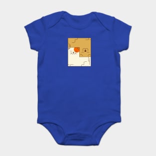 Cat and dog Baby Bodysuit